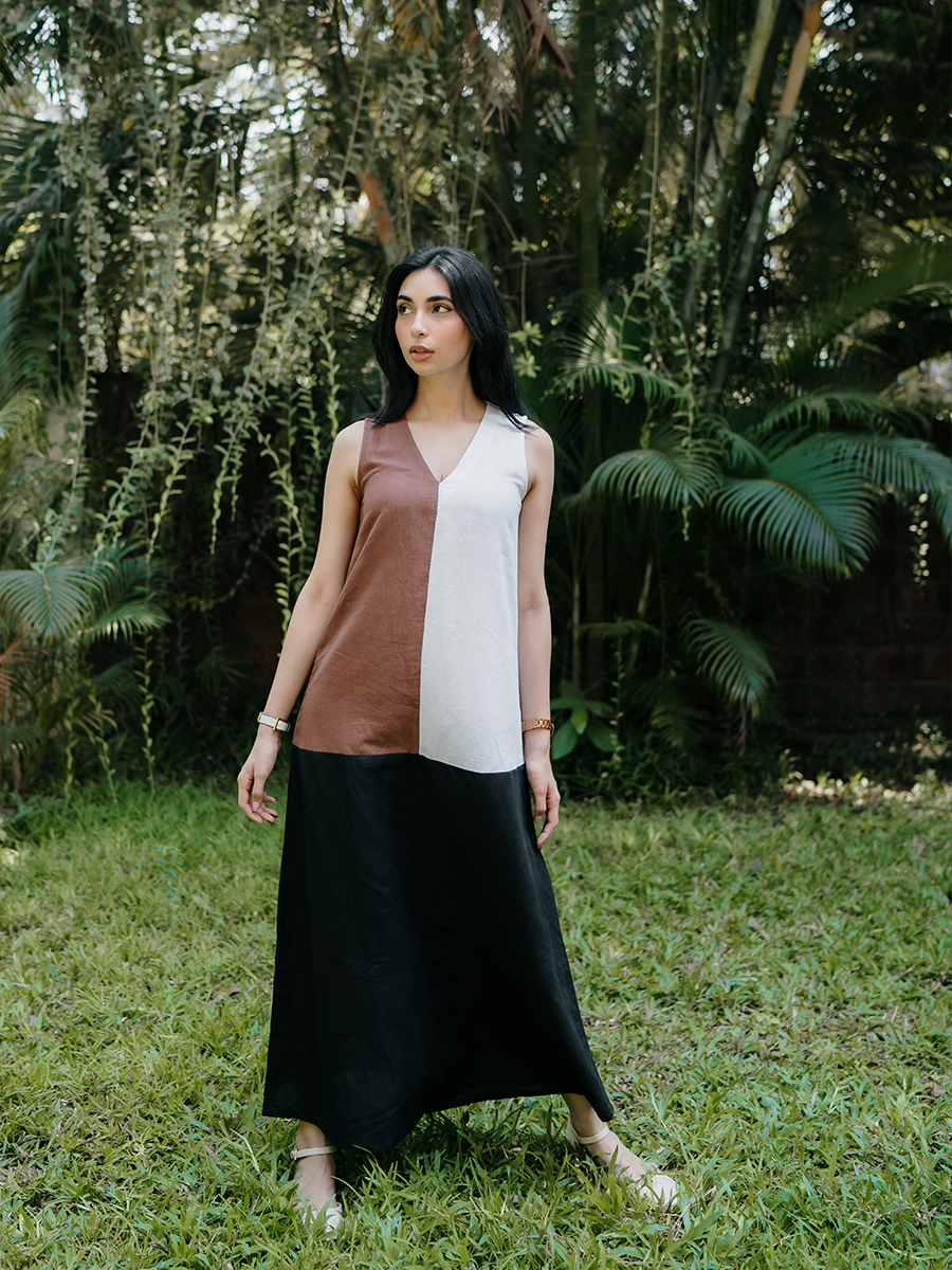 THE TRINITY LINEN DRESS