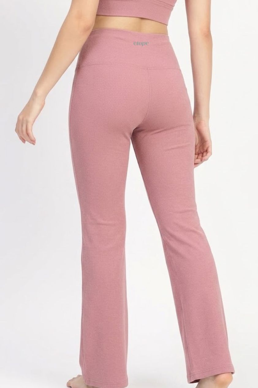 Sienna Organic Cotton Flare Yoga Pants
