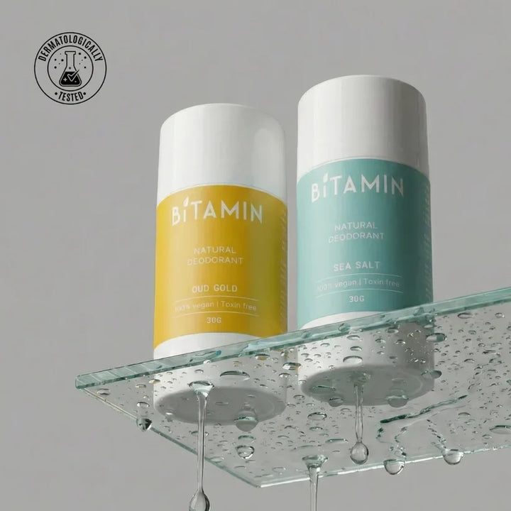 Bitamin Men Pack Natural Deodorant - 30 Grams Each