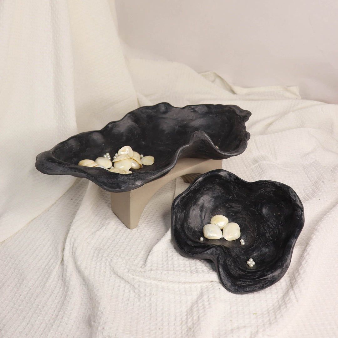 Muun Home Charcoal Kai Organic Bowls