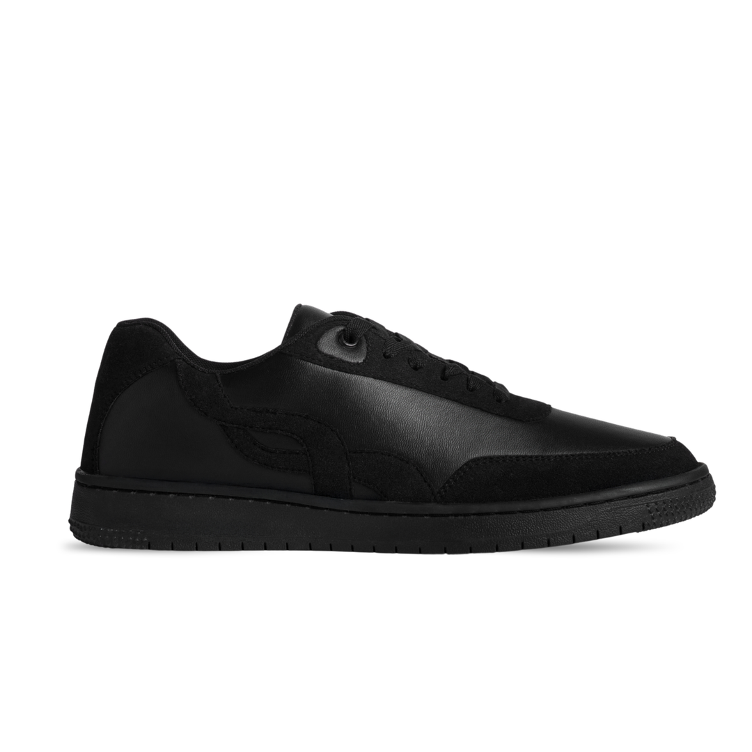 Bridge Black Lace-Up Sneakers