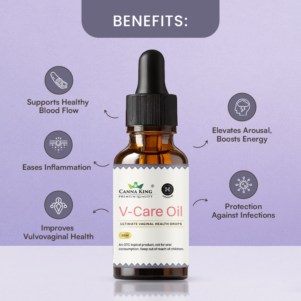 Cannaking Go Cramp Spray (50ml) & V Care Oil (10ml) Combo