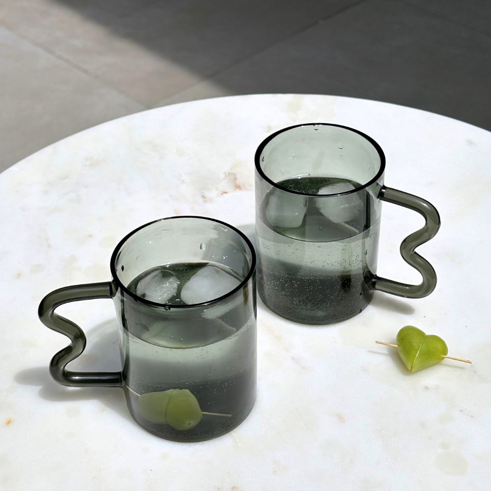 Muun Home Swirl Glass Cups