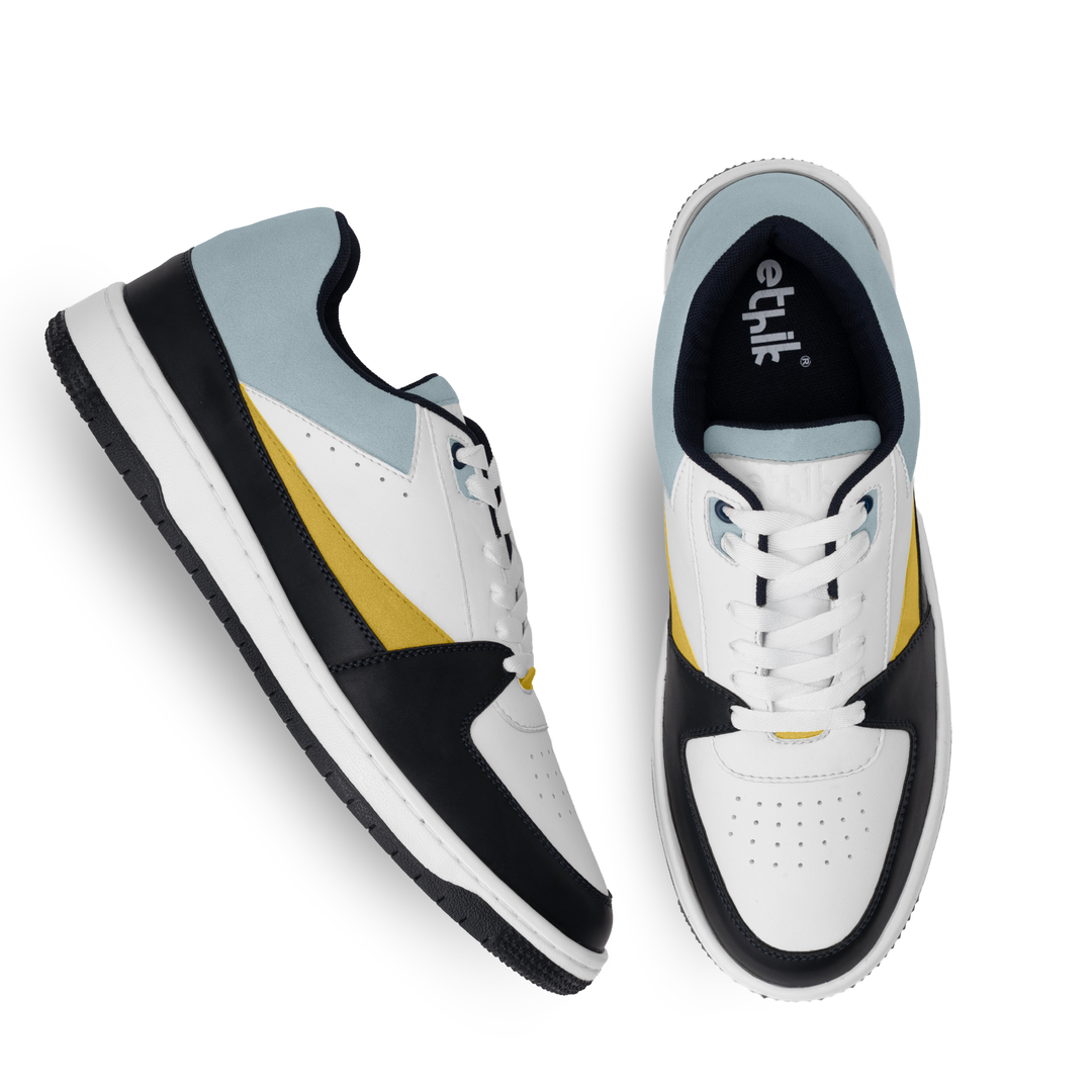 Contour Navy Color-Block Sneakers