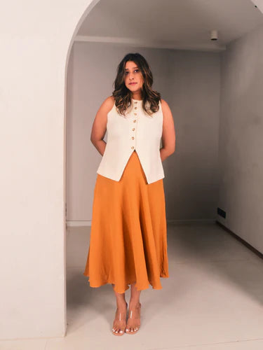 WhySoBlue Tila Vest Skirt Set