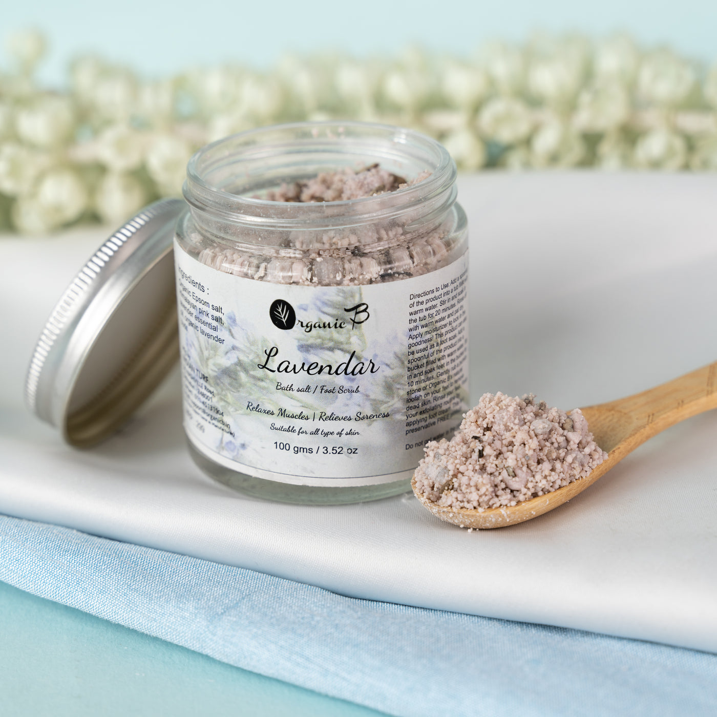 Organic B lavender bath salt