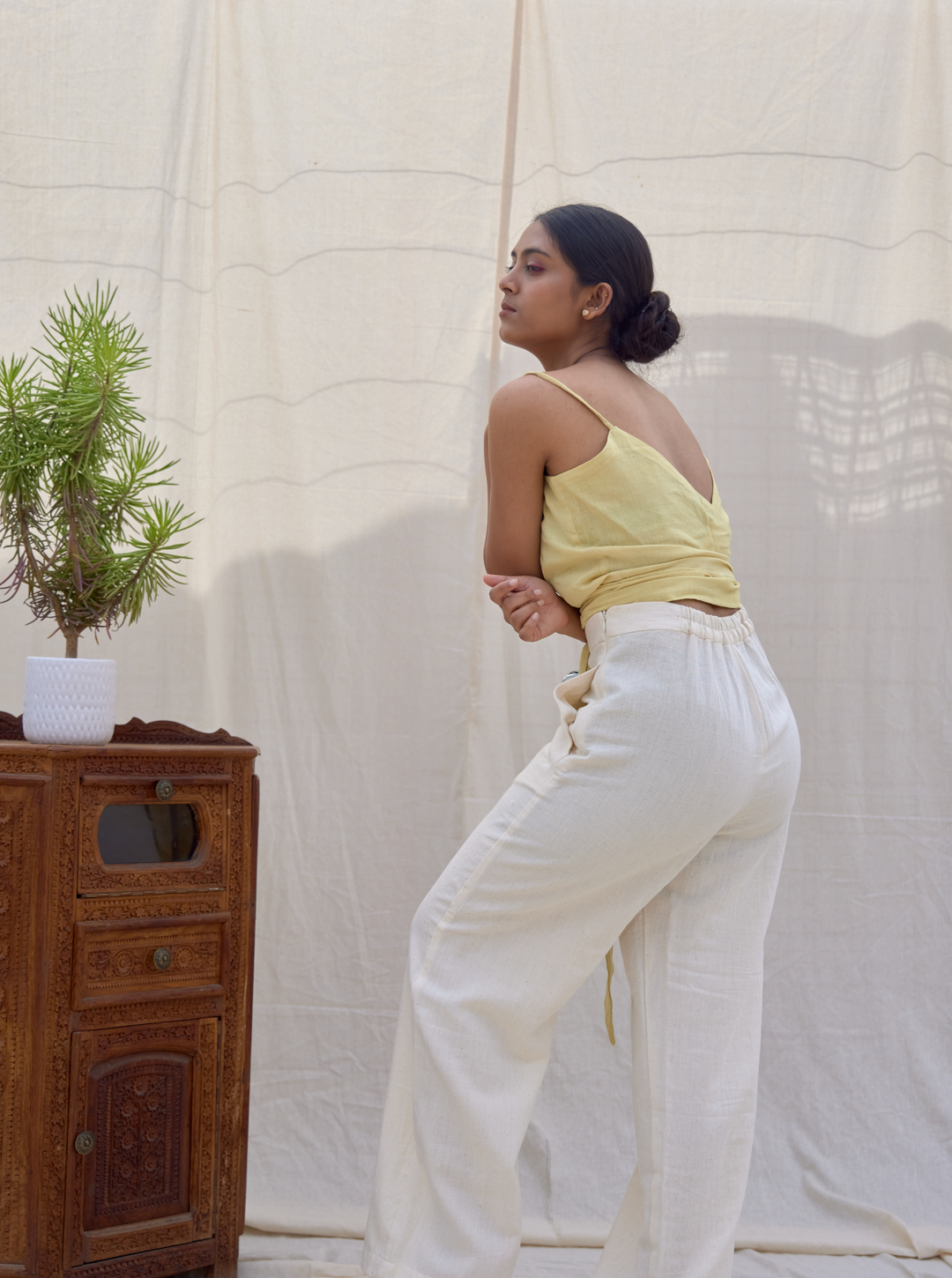 Unborn Studio Undyed - Pull on pants