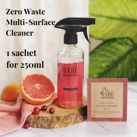 Bare Necessities Powder to liquid  multi surface cleaner | pack of 2 - makes 500ml