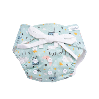 Duo New Born Cloth Diaper Moon-pie with Insert