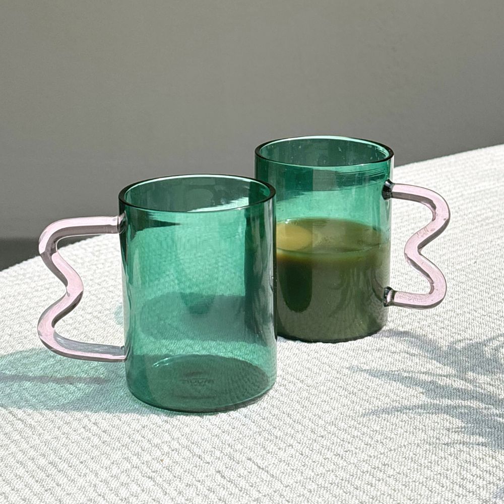 Muun Home Swirl Glass Cups