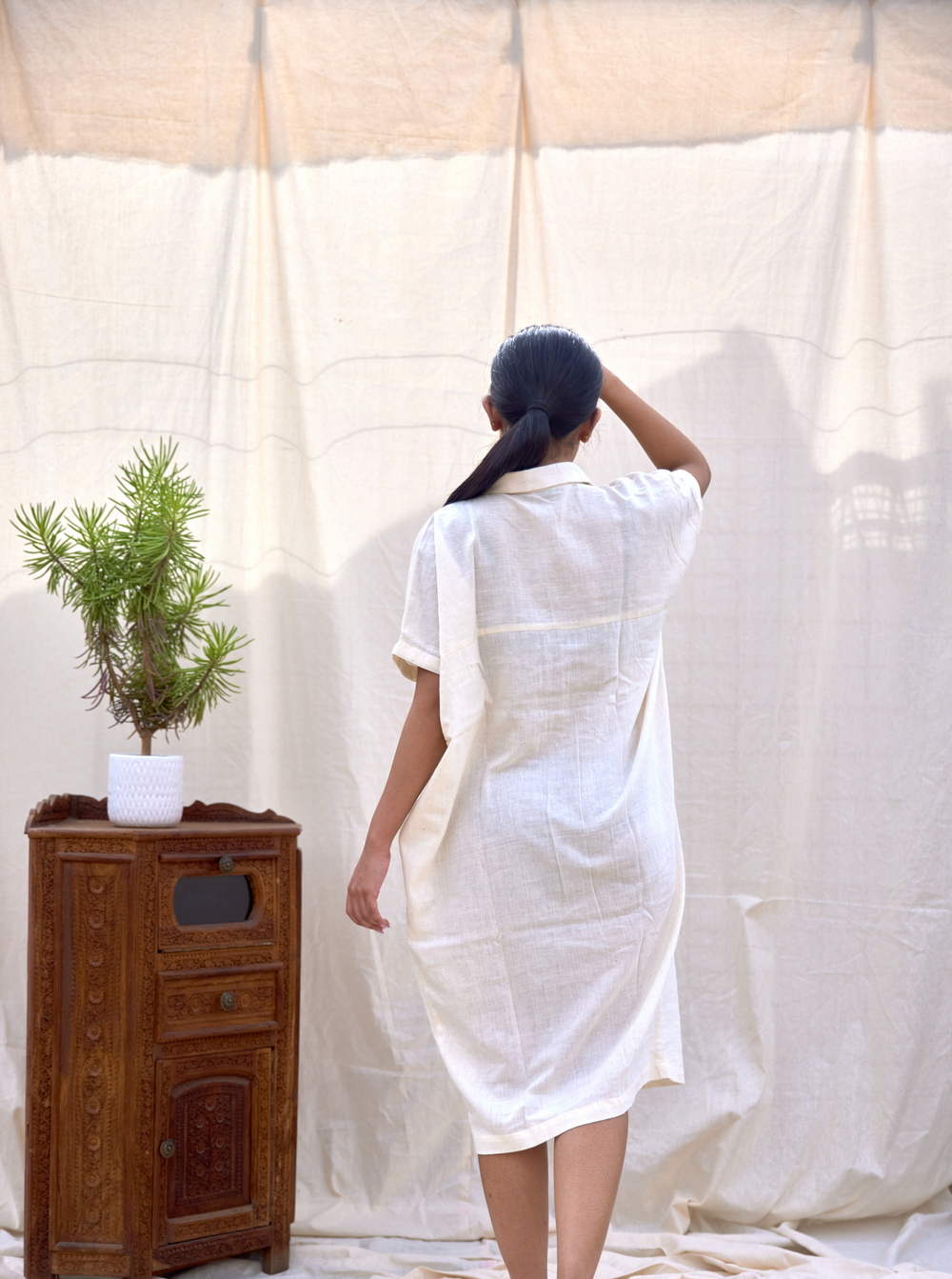 Unborn Studio Undyed - Shirt dress