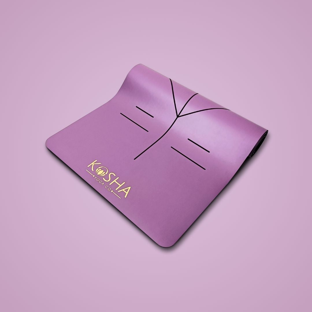 Kosha Yoga Grape PUre Align Yoga Mat