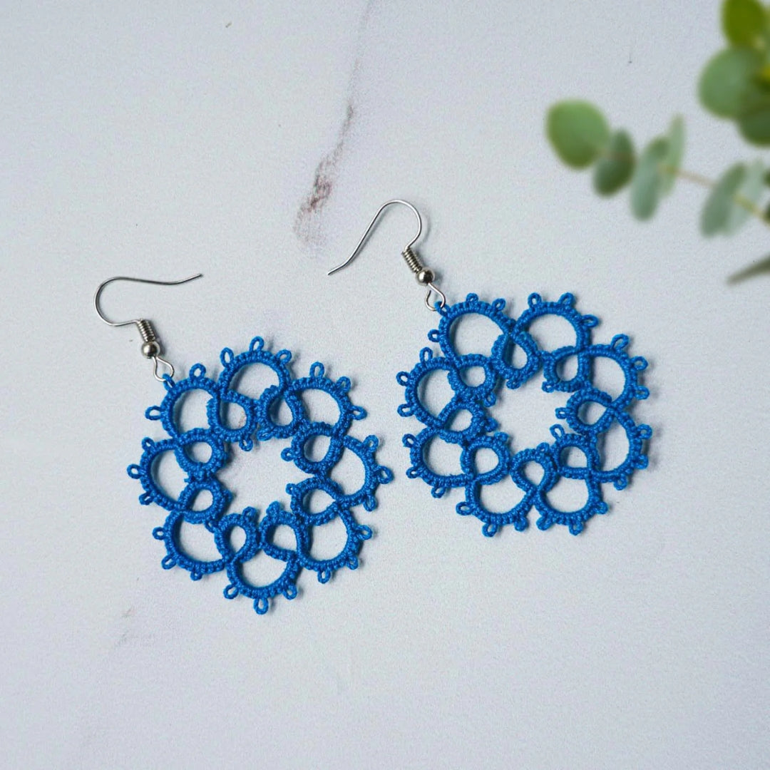 Knots To Nodes Azure Dream Earrings
