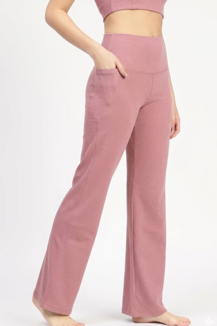 Sienna Organic Cotton Flare Yoga Pants