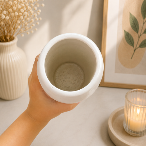 Visage Moderne – Sculptural Face Ceramic Vase