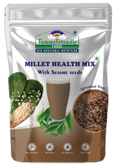 TummyFriendly Foods Organic Millet Health Mix with Sesame Seeds| For Kids and Adults | 800g
