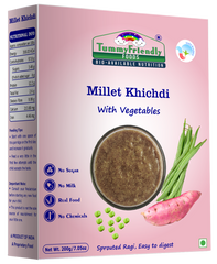 TummyFriendly Foods Organic Millet Khichdi Mix with Vegetables | No Chemicals | 200g
