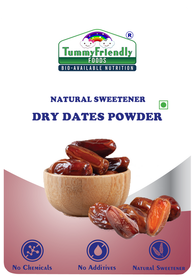 Dry Dates Powder | Organic | Premium Arabian Dates | No Sugar | 300g