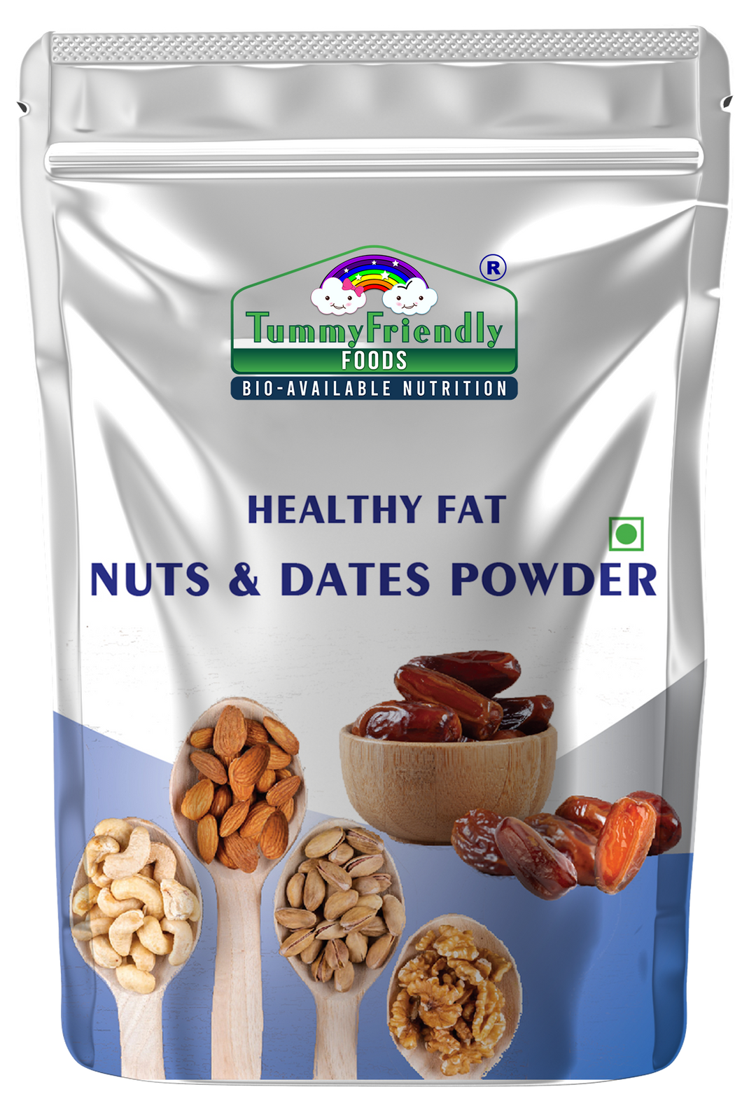 TummyFriendly Foods Premium Nuts and Dates Powder | Organic | Healthy Fat
