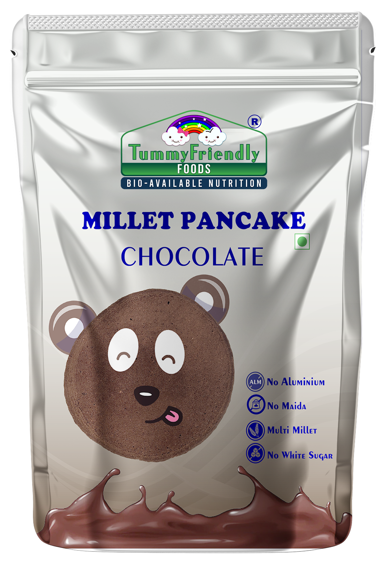 Organic Millet Pancake Mix | Chocolate | Multi Millet | For Kids and Adults | 800g