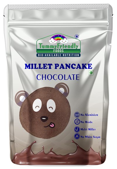 Organic Millet Pancake Mix | Chocolate | Multi Millet | For Kids and Adults | 800g