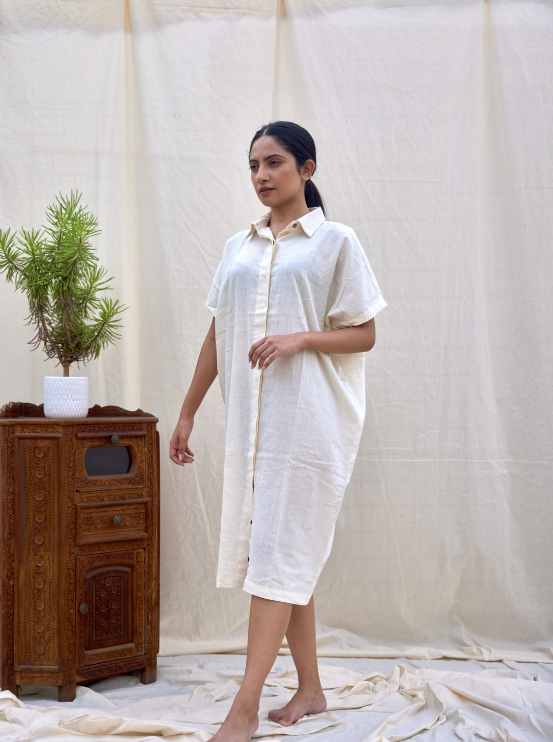 Unborn Studio Undyed - Shirt dress