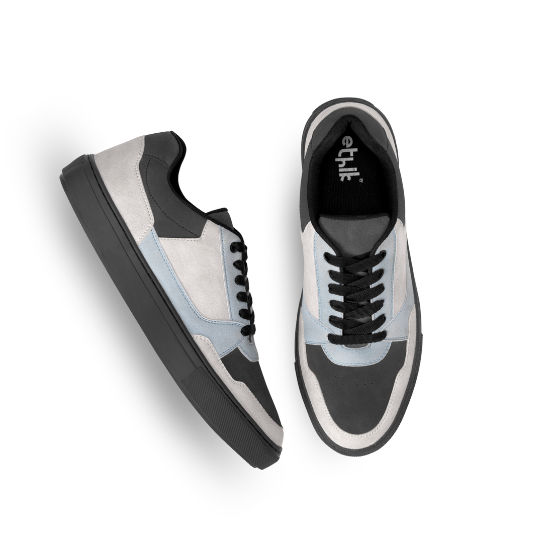 Pulse Blue Perforated Sneakers
