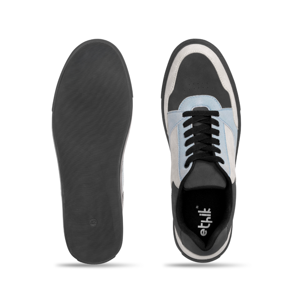 Pulse Blue Perforated Sneakers