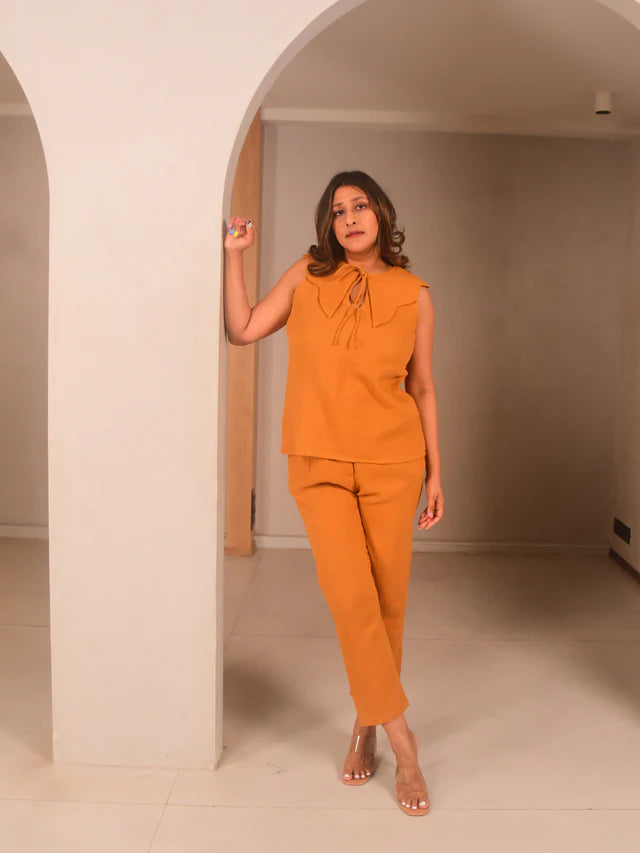 WhySoBlue Tila Collar Top