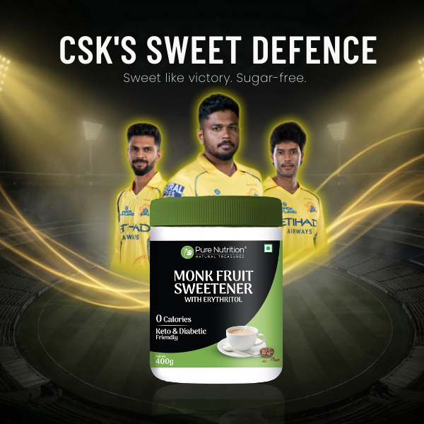 Monk Fruit Sweetener with Erythritol  400g | Zero Calorie, Keto-Friendly