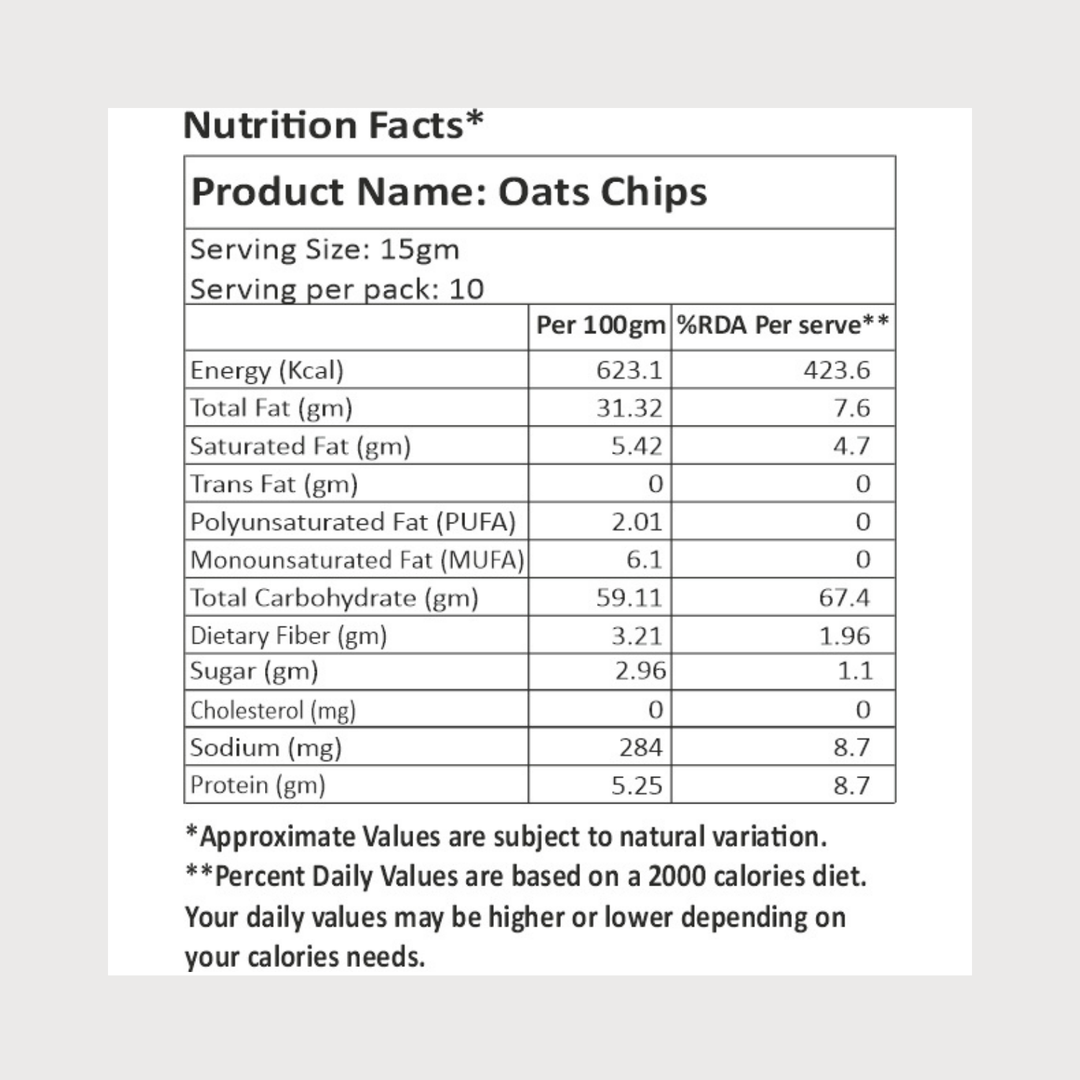 Oats Chips 150 g