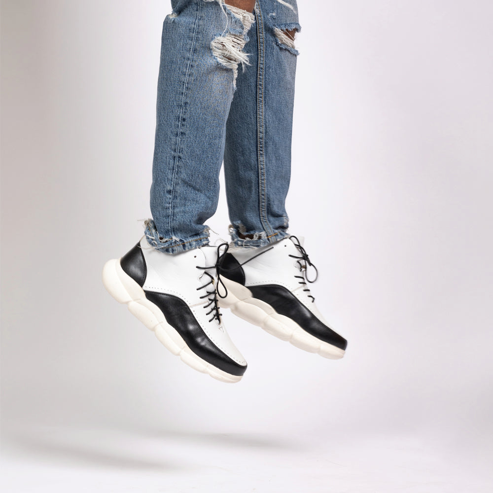 Monkstory Rebel High Top Lace Sneakers