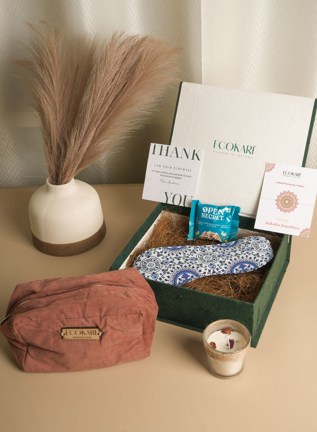 Ecokari Luxury Eco-Friendly Rakhi Gift Box for Sister