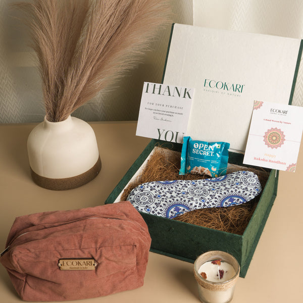 Ecokari Luxury Eco-Friendly Rakhi Gift Box for Sister