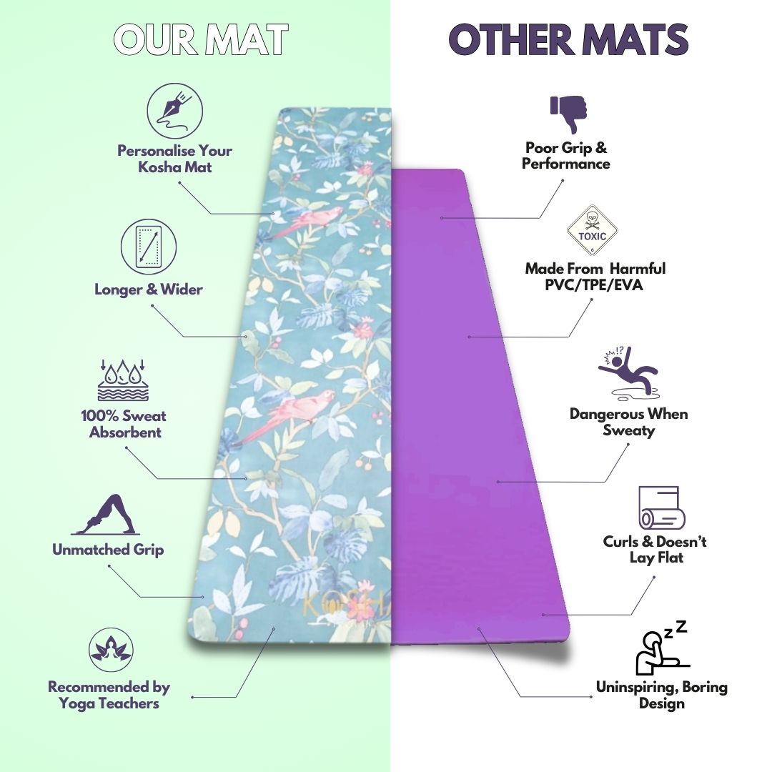 Kosha Yoga Rainforest PUre Couture Yoga Mat