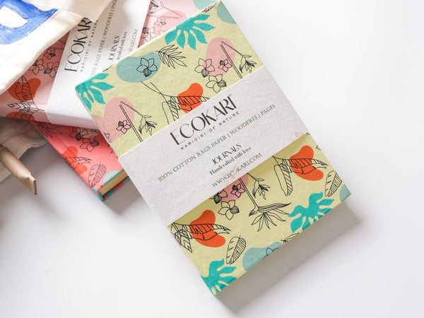 Ecokari Floral Blossom Handmade Paper Journal