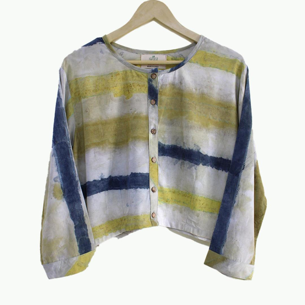 Bageeya "Rekha" Women's Bamboo Blouse | Crafted with Ayurvedic Herbs