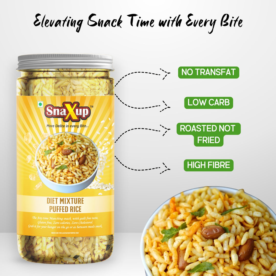 Snaxup Diet Mixture Puffed Rice 250g