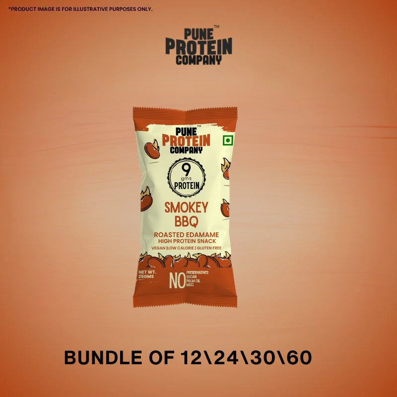 Smokey BBQ Roasted Edamame – 25g | Pune Protein Company