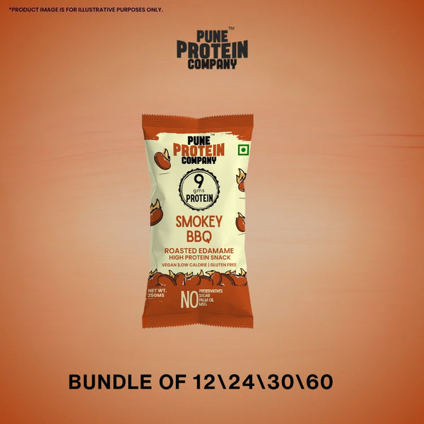 Smokey BBQ Roasted Edamame – 25g | Pune Protein Company