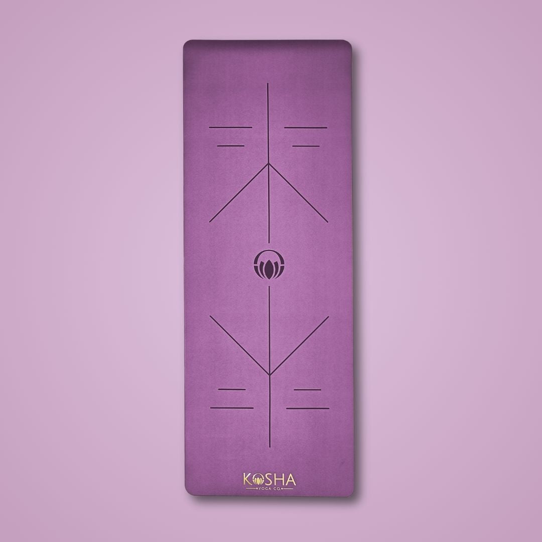 Kosha Yoga Grape PUre Align Yoga Mat
