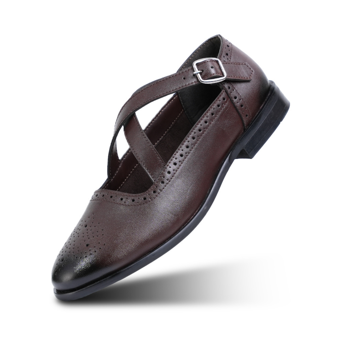 Monkstory X-Strap Peshawari Sandals - Brown