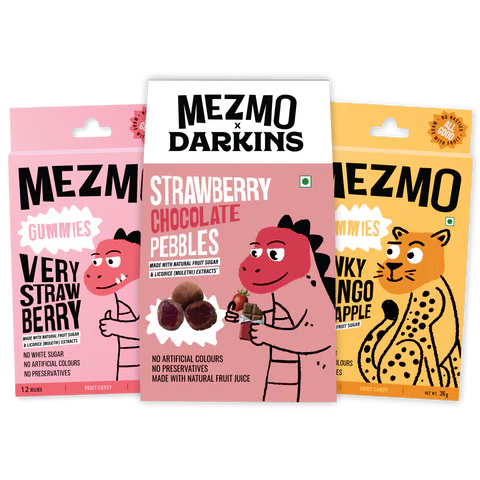 Mezmo Very Chocolate Box – Chocolate Pebbles & Fruit Gummies Combo