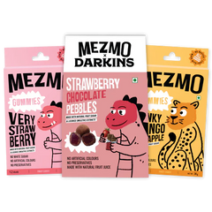 Mezmo Very Chocolate Box – Chocolate Pebbles & Fruit Gummies Combo
