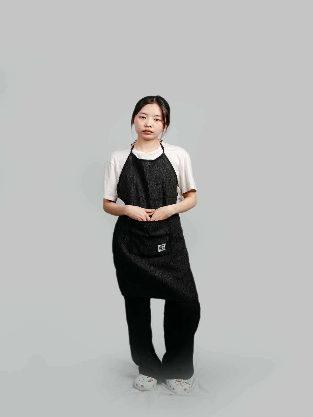 "OG Apron (50% Cotton 50% Hemp) Black "
