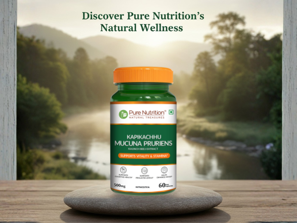 Mucuna Pruriens Extract 500mg – Energy, Vitality & Mood Support | 60 Caps