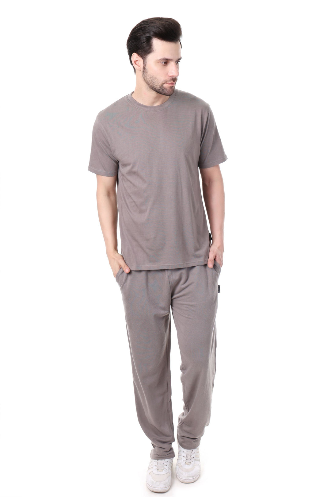Bambians Grey Bamboo Co-ord Set for Men