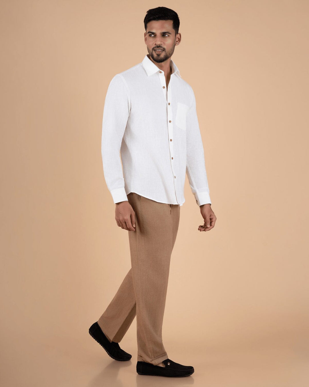 Elegant White Full Sleeve Shirt