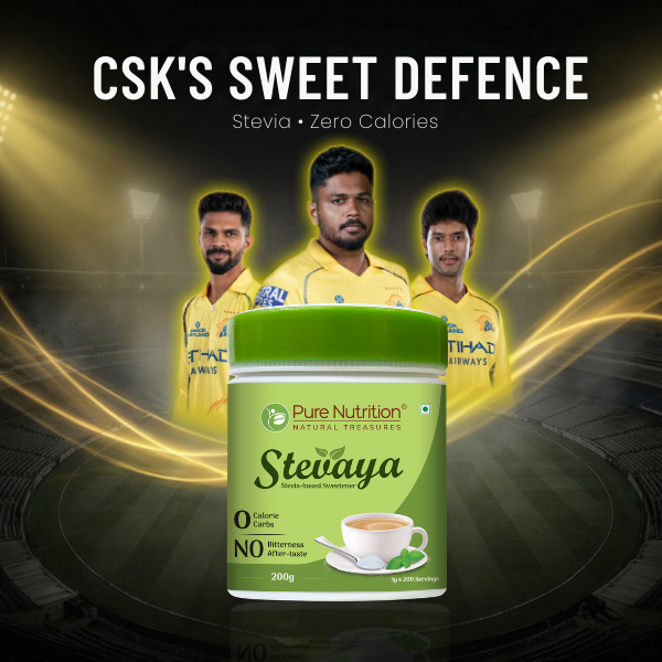 Stevaya Natural Stevia Sweetener – 200g | Zero Calorie Sugar Substitute