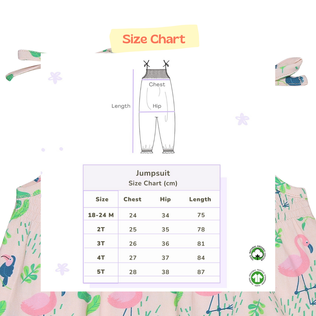 Ola! Otter Smocked Jumpsuit